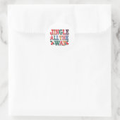 JINGLE HELEMAAL RONDE STICKER (Tas)