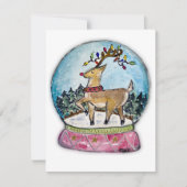 Jingle helemaal Rudolph Christmas Kaart (Voorkant)