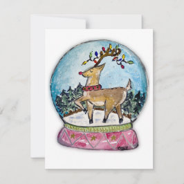 Jingle helemaal Rudolph Christmas Kaart
