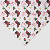 Jingle helemaal tot Cowboy kerstmis begint Tissuepapier (Detail)