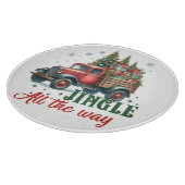 Jingle helemaal  truck, kerstbomen snijplank (Hoek)