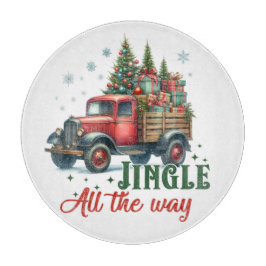 Jingle helemaal  truck, kerstbomen snijplank