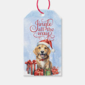 Jingle helemaal twee leuke Puppies Cadeaulabel (Voorkant)