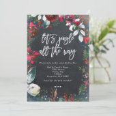 Jingle helemaal vakantie feestje sparkly kaart (Staand voorkant)