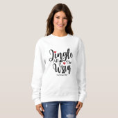 Jingle helemaal vakantie & kerst trui (Voorkant volledig)
