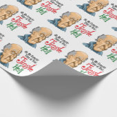 Jingle Hell Curmudgeon Wrapping Paper Cadeaupapier (Hoek)