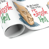 Jingle Hell Curmudgeon Wrapping Paper Cadeaupapier (Rol Hoek)