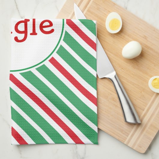 Jingle Holiday Keuken Handdoek (Quarter Fold)