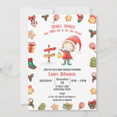 Jingle Jangle Kleine Elf, Kerst Baby shower Kaart (Voorkant)