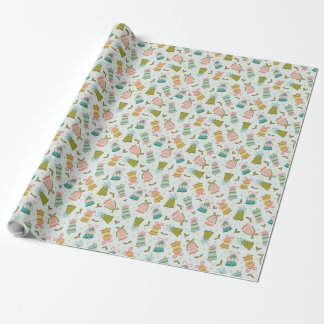  Jingle Jangle Retro Kerst Gift Wrap Cadeaupapier