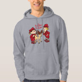 Jingle, Jangle & Vixen Hoodie (Voorkant)