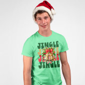 Jingle Jingle  Gold Bells & Holly T-Shirt