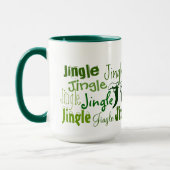 Jingle Jingle Green Holiday Graphics Mok (Links)