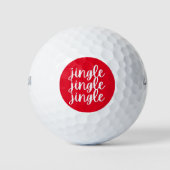 jingle jingle kerst golfballen (Voorkant)