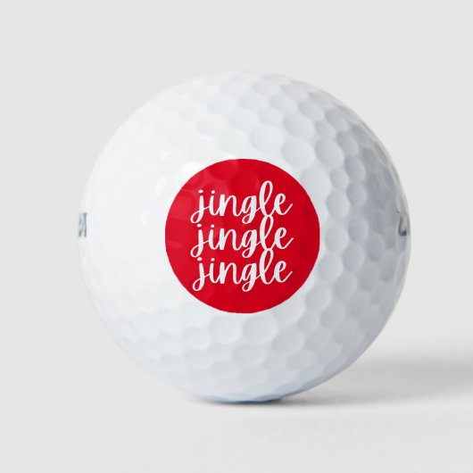 jingle jingle kerst golfballen (Voorkant)