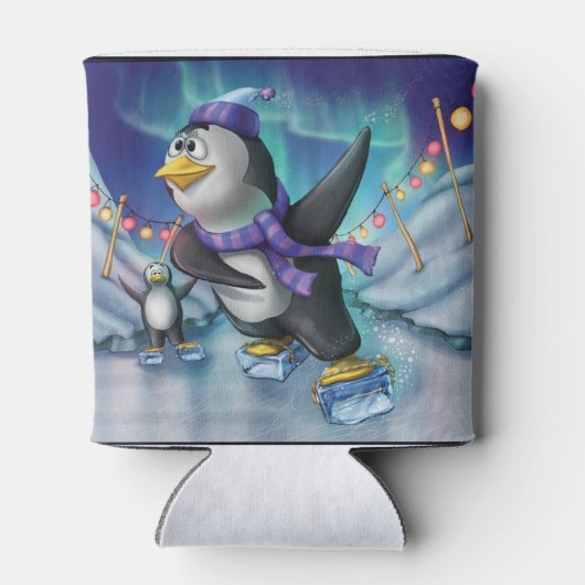 Jingle Jingle Kleine Gnome Penguin Koelbox Blikjeskoeler (Achterkant)