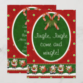 Jingle, Jingle kom en mingle. kerstfeest Kaart (Voorkant / Achterkant)