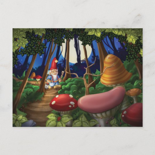 Jingle Jingle Little Gnome Briefkaart (Voorkant)