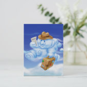 Jingle Jingle Little Gnome Cloud Briefkaart (Staand voorkant)