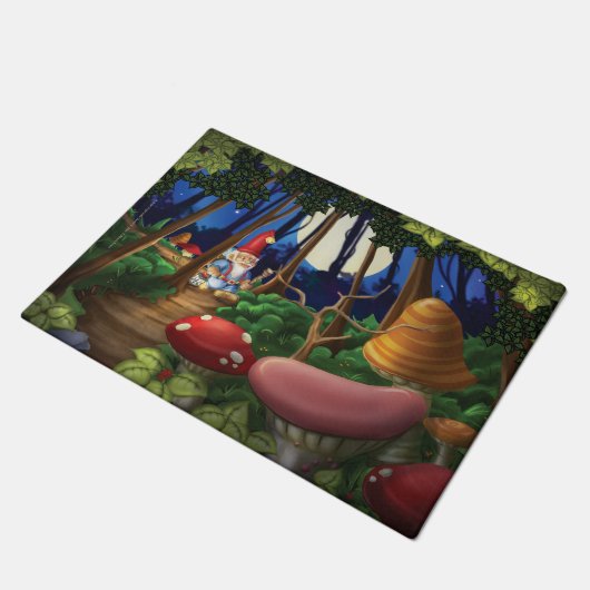 Jingle Jingle Little Gnome Doormat Deurmat (Schuin)