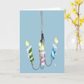 Jingle Jingle Little Gnome Happy Birthday Kaart (Gele Bloem)