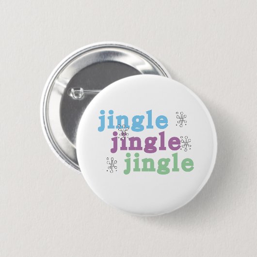Jingle Jingle Ronde Button 5,7 Cm (Voorkant /achterkant)