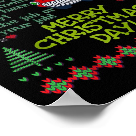 Jingle Joe Biden Xmas Carol Trump Lelijke Kerst S Poster (Hoek)