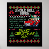 Jingle Joe Biden Xmas Carol Trump Lelijke Kerst S Poster (Voorkant)