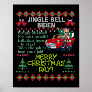 Jingle Joe Biden Xmas Carol Trump Lelijke Kerst S Poster