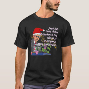 Jingle Joe Empty Shelves Biden Santa Anti-Liberal T-shirt