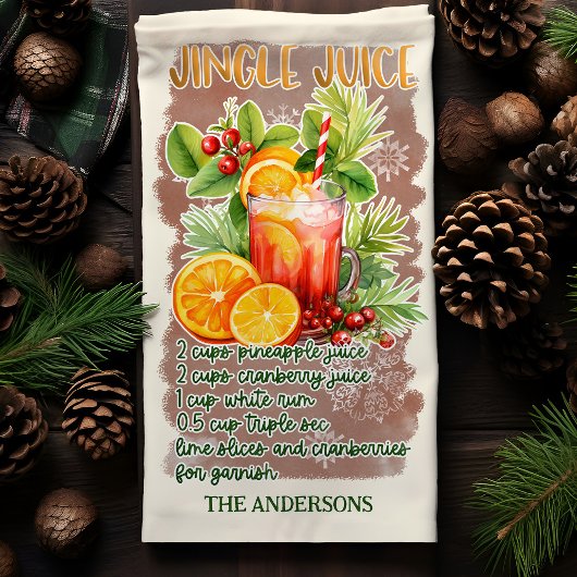 Jingle Juice Christmas Cocktail Recept Theedoek