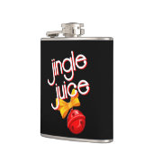 Jingle Juice Funny Black Kerstmis Heupfles (Links)