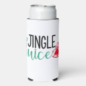 Jingle Juice | Funny Christmas Drink Humor Seltzer Blikjeskoeler (Seltzer Achterkant)