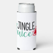 Jingle Juice | Funny Christmas Drink Humor Seltzer Blikjeskoeler (Seltzer Voorkant)