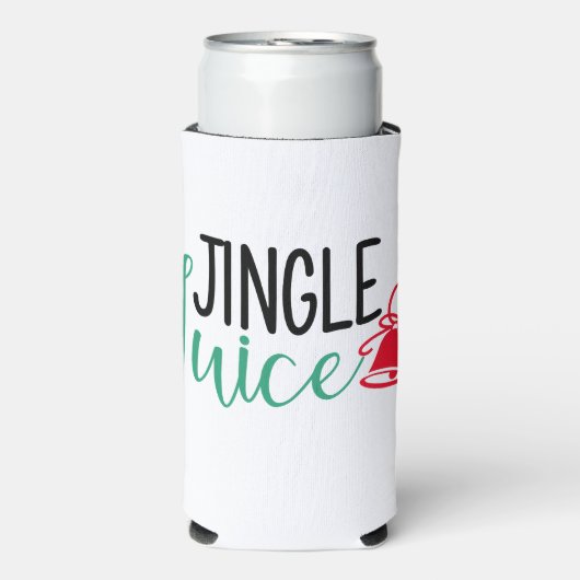 Jingle Juice | Funny Christmas Drink Humor Seltzer Blikjeskoeler (Seltzer Voorkant)