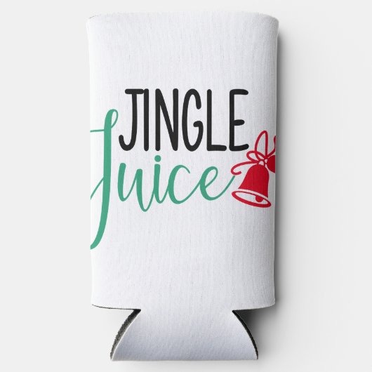 Jingle Juice | Funny Christmas Drink Humor Seltzer Blikjeskoeler (Voorkant)