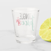 Jingle Juice | Funny Christmas Drink Humor Shot Glas (Achterkant)