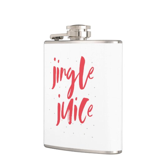 Jingle Juice Funny Kerstmis Flask Heupfles (Links)