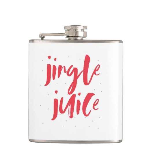 Jingle Juice Funny Kerstmis Flask Heupfles (Voorkant)