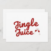 Jingle Juice, Kerstfeest Kaart (Voorkant / Achterkant)