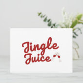 Jingle Juice, Kerstfeest Kaart (Staand voorkant)