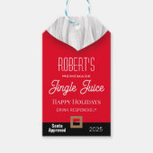 Jingle Juice Personalized Cadeaulabel (Voorkant)