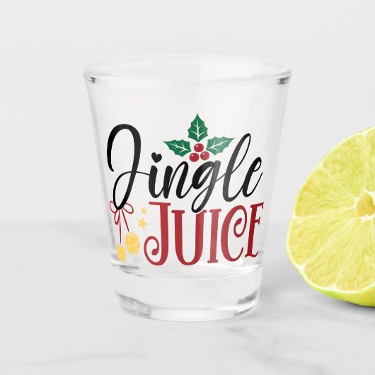 Jingle Juice Shot glass Glas (Voorkant)