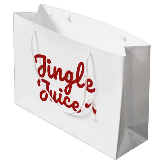 Jingle Juice, Vakantie Feest Groot Cadeauzakje (Achterkant Gekanteld)