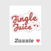Jingle Juice, Vakantie Feest Sticker (Vel)