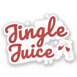 Jingle Juice, Vakantie Feest Sticker