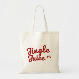 Jingle Juice, Vakantie Feest Tote Bag