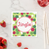 Jingle Kerstmis Napkins Servet (Insitu)