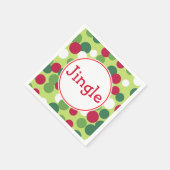 Jingle Kerstmis Napkins Servet (Hoek)