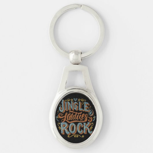 Jingle ladies rock sleutelhanger (Voorkant)